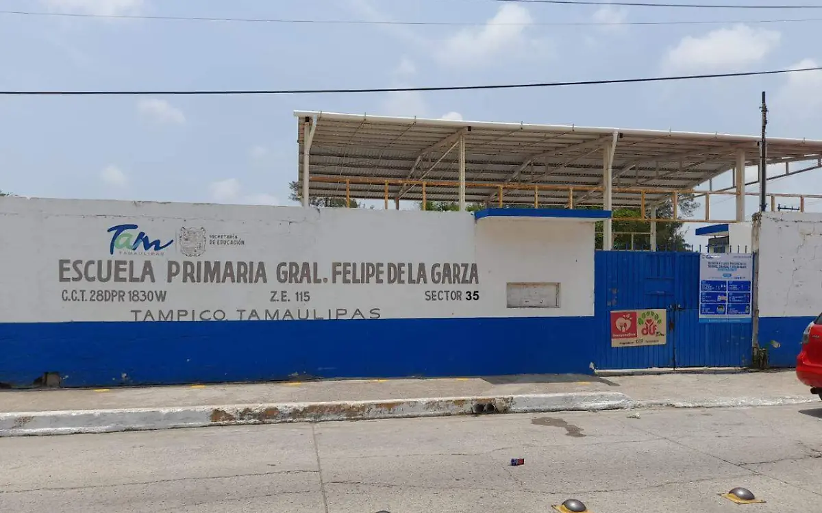 Escuela Primaria General Felipe de la Garza, en la colonia Cascajal Paulo Monsiváis